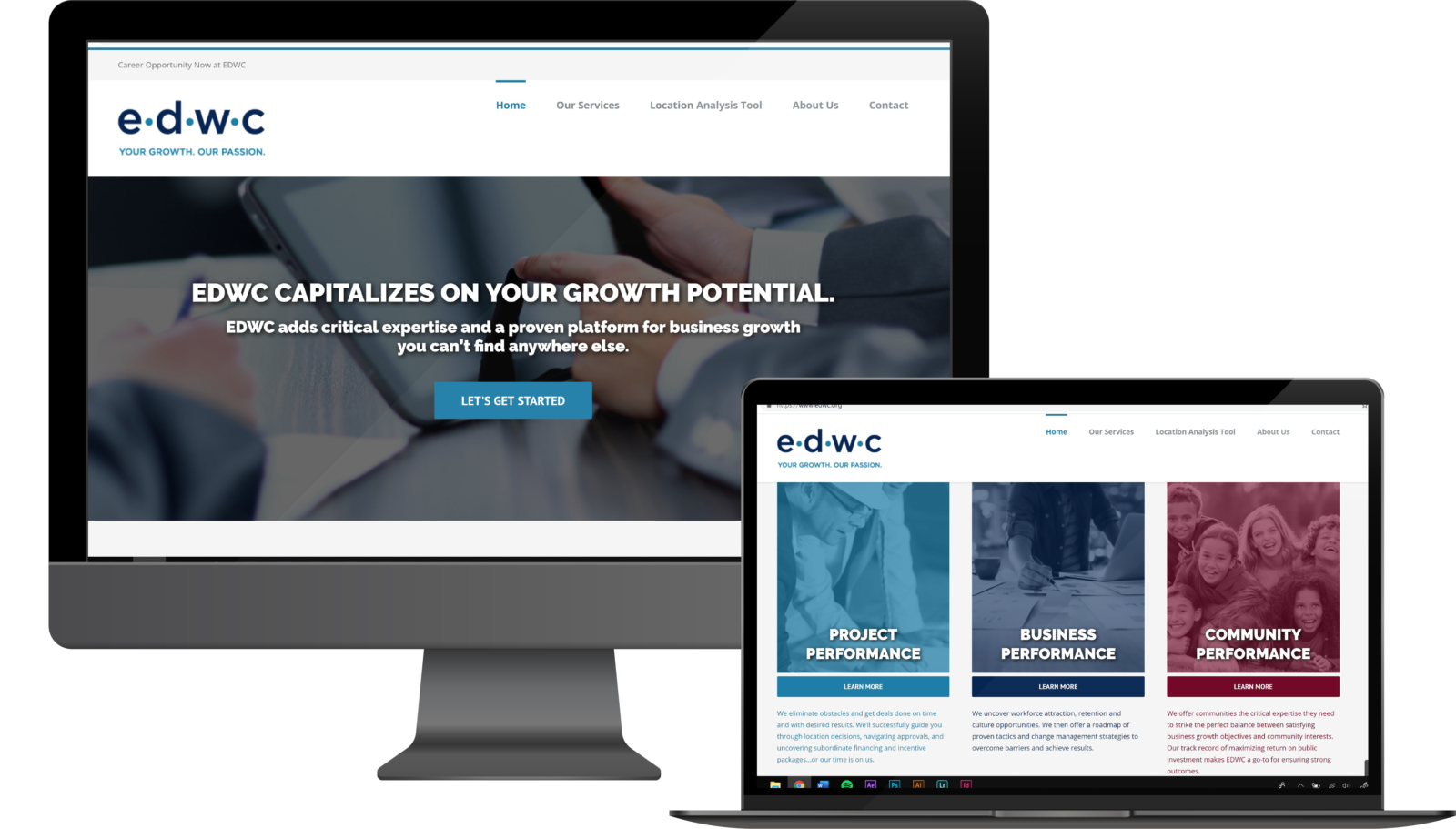 MAC and Laptop Streamlined and efficient website